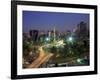 Aerial View of Mexico City at Night, Mexico-Peter Adams-Framed Photographic Print