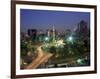 Aerial View of Mexico City at Night, Mexico-Peter Adams-Framed Photographic Print