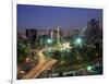 Aerial View of Mexico City at Night, Mexico-Peter Adams-Framed Photographic Print