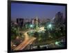 Aerial View of Mexico City at Night, Mexico-Peter Adams-Framed Photographic Print