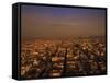 Aerial View of Mexico City, Mexico-Walter Bibikow-Framed Stretched Canvas