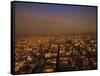 Aerial View of Mexico City, Mexico-Walter Bibikow-Framed Stretched Canvas