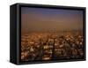 Aerial View of Mexico City, Mexico-Walter Bibikow-Framed Stretched Canvas