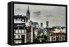 Aerial View of Mexico City-demerzel21-Framed Stretched Canvas