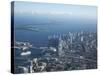 Aerial View of Miami, Florida, United States of America, North America-Angelo Cavalli-Stretched Canvas