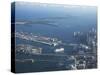 Aerial View of Miami, Florida, United States of America, North America-Angelo Cavalli-Stretched Canvas