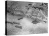 Aerial View of Military Ships-null-Stretched Canvas