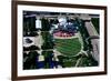 Aerial view of Millennium Park, Chicago, Illinois, USA-null-Framed Photographic Print