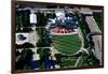 Aerial view of Millennium Park, Chicago, Illinois, USA-null-Framed Photographic Print