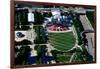 Aerial view of Millennium Park, Chicago, Illinois, USA-null-Framed Photographic Print