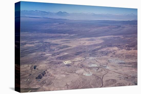 Aerial View of Mine in Atacama Desert in Northern Chile, South America-Kimberly Walker-Stretched Canvas