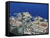 Aerial View of Monaco in the Summer-Jeremy Lightfoot-Framed Stretched Canvas