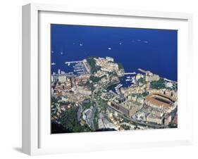 Aerial View of Monaco in the Summer-Jeremy Lightfoot-Framed Photographic Print
