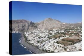 Aerial View of Monolithos and Beach-Markus Lange-Stretched Canvas