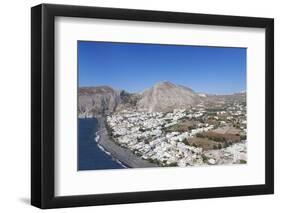 Aerial View of Monolithos and Beach-Markus Lange-Framed Photographic Print