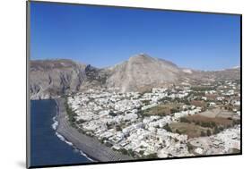 Aerial View of Monolithos and Beach-Markus Lange-Mounted Photographic Print