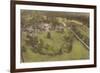 Aerial View of Monticello, Charlottesville, Virginia-null-Framed Premium Giclee Print