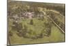 Aerial View of Monticello, Charlottesville, Virginia-null-Mounted Art Print