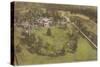 Aerial View of Monticello, Charlottesville, Virginia-null-Stretched Canvas