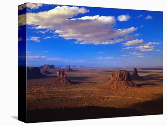 Aerial View of Monument Valley-Joseph Sohm-Stretched Canvas