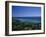 Aerial View of Moorea Showing Village and Reefs-Barry Winiker-Framed Photographic Print