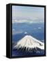 Aerial View of Mount Fuji, Shizuoka Prefecture, Japan, Asia-Christian Kober-Framed Stretched Canvas