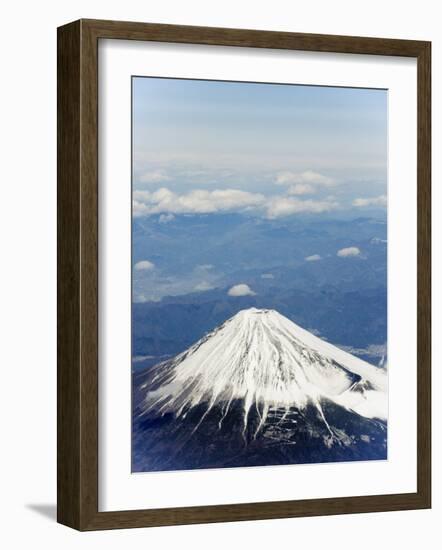 Aerial View of Mount Fuji, Shizuoka Prefecture, Japan, Asia-Christian Kober-Framed Photographic Print