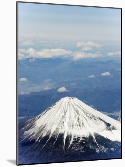 Aerial View of Mount Fuji, Shizuoka Prefecture, Japan, Asia-Christian Kober-Mounted Photographic Print
