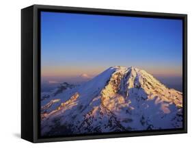 Aerial View of Mount Rainier-Bill Ross-Framed Stretched Canvas