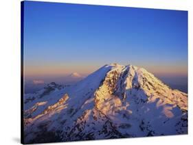 Aerial View of Mount Rainier-Bill Ross-Stretched Canvas