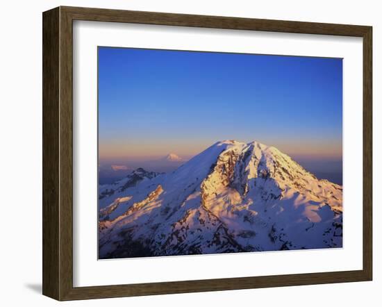 Aerial View of Mount Rainier-Bill Ross-Framed Photographic Print