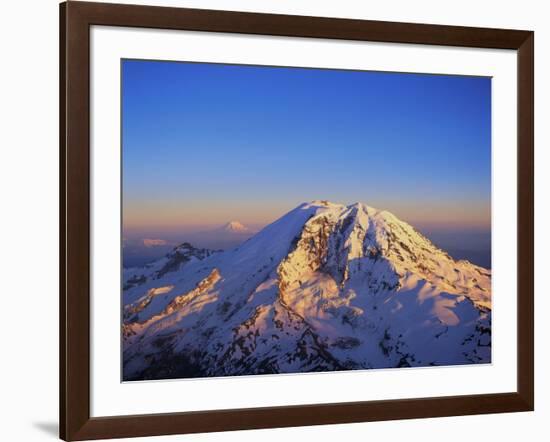 Aerial View of Mount Rainier-Bill Ross-Framed Photographic Print