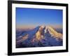 Aerial View of Mount Rainier-Bill Ross-Framed Photographic Print