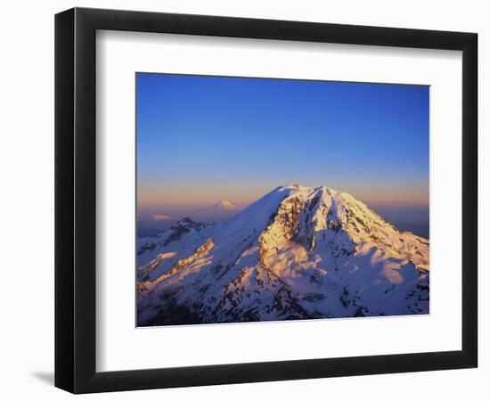 Aerial View of Mount Rainier-Bill Ross-Framed Photographic Print