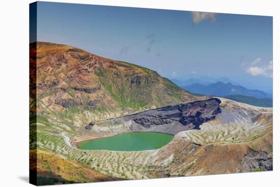 Aerial view of Mount Zao San, Yamagata Prefecture, Honshu, Japan-Christian Kober-Stretched Canvas