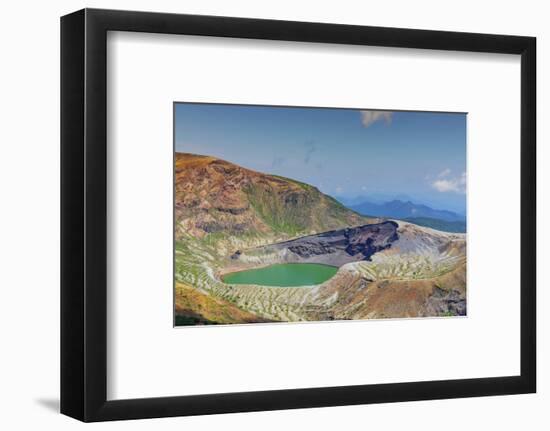 Aerial view of Mount Zao San, Yamagata Prefecture, Honshu, Japan-Christian Kober-Framed Photographic Print