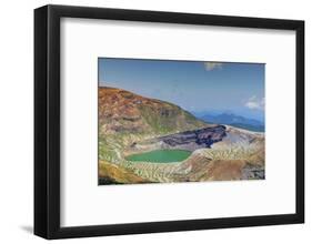 Aerial view of Mount Zao San, Yamagata Prefecture, Honshu, Japan-Christian Kober-Framed Photographic Print