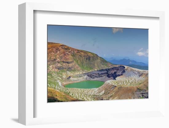 Aerial view of Mount Zao San, Yamagata Prefecture, Honshu, Japan-Christian Kober-Framed Photographic Print