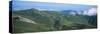 Aerial view of mountain range, Orisson, Pilgrim Road to Santiago de Compostela, Iraty Mountain,...-null-Stretched Canvas