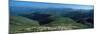 Aerial view of mountain range, Orisson, Pilgrim Road to Santiago de Compostela, Iraty Mountain,...-null-Mounted Photographic Print