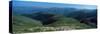 Aerial view of mountain range, Orisson, Pilgrim Road to Santiago de Compostela, Iraty Mountain,...-null-Stretched Canvas