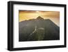 Aerial view of mountain road on Mount Iwaki, Aomori prefecture, Tohoku, Honshu, Japan-Christian Kober-Framed Photographic Print