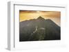 Aerial view of mountain road on Mount Iwaki, Aomori prefecture, Tohoku, Honshu, Japan-Christian Kober-Framed Photographic Print