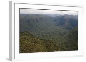 Aerial View of Mountainous Rainforest in Guyana, South America-Mick Baines & Maren Reichelt-Framed Photographic Print