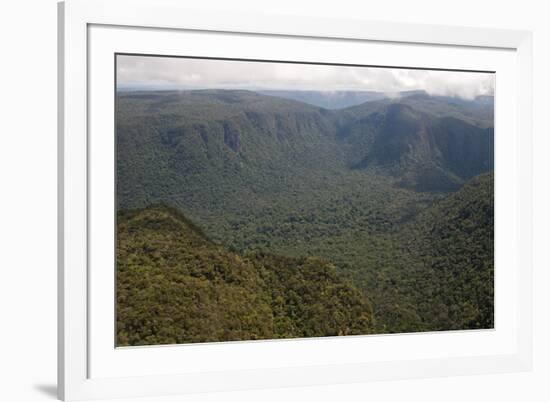 Aerial View of Mountainous Rainforest in Guyana, South America-Mick Baines & Maren Reichelt-Framed Photographic Print