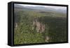 Aerial View of Mountainous Rainforest in Guyana, South America-Mick Baines & Maren Reichelt-Framed Stretched Canvas