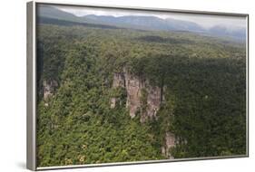 Aerial View of Mountainous Rainforest in Guyana, South America-Mick Baines & Maren Reichelt-Framed Photographic Print