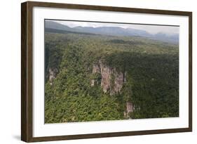 Aerial View of Mountainous Rainforest in Guyana, South America-Mick Baines & Maren Reichelt-Framed Photographic Print