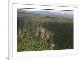 Aerial View of Mountainous Rainforest in Guyana, South America-Mick Baines & Maren Reichelt-Framed Photographic Print