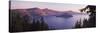 Aerial View of Mountains Around a Lake, Crater Lake, Oregon, USA-null-Stretched Canvas